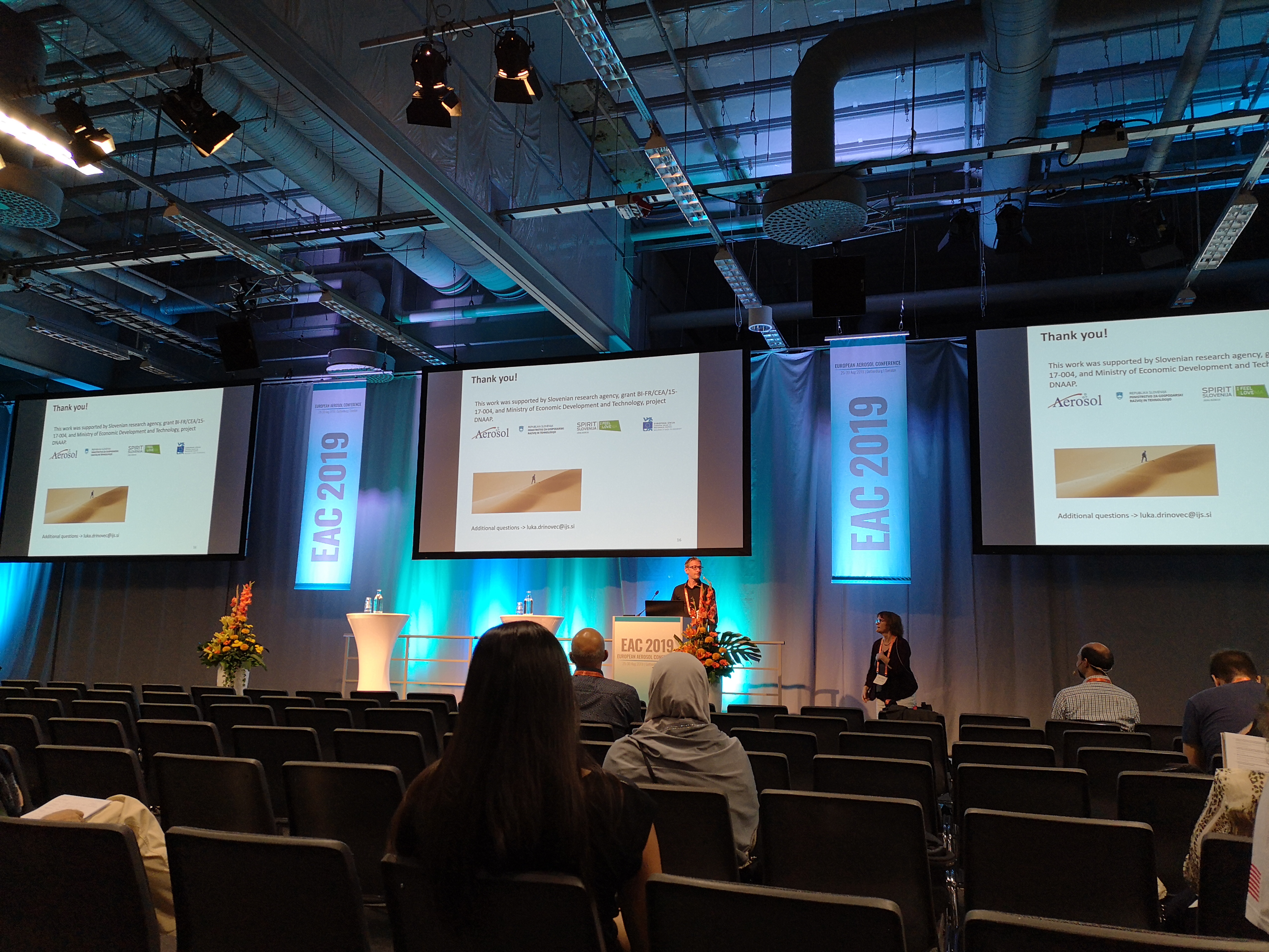 Presentation of Luka Drinovec on EAC 2019 konference in Gothenburg